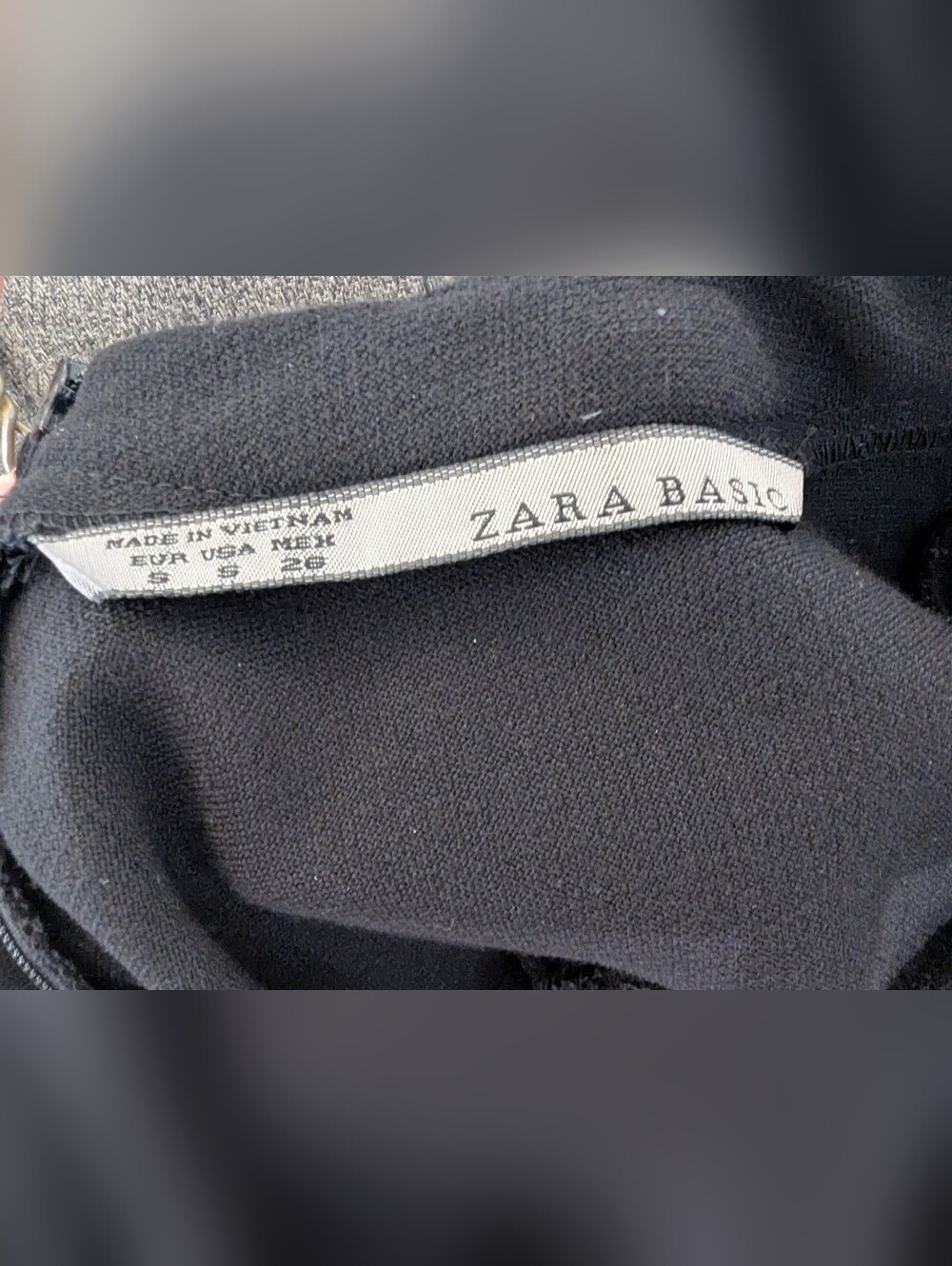 Zara Black Bodycon Dress Sleeveless Little Black Dress - Picture 8 of 8